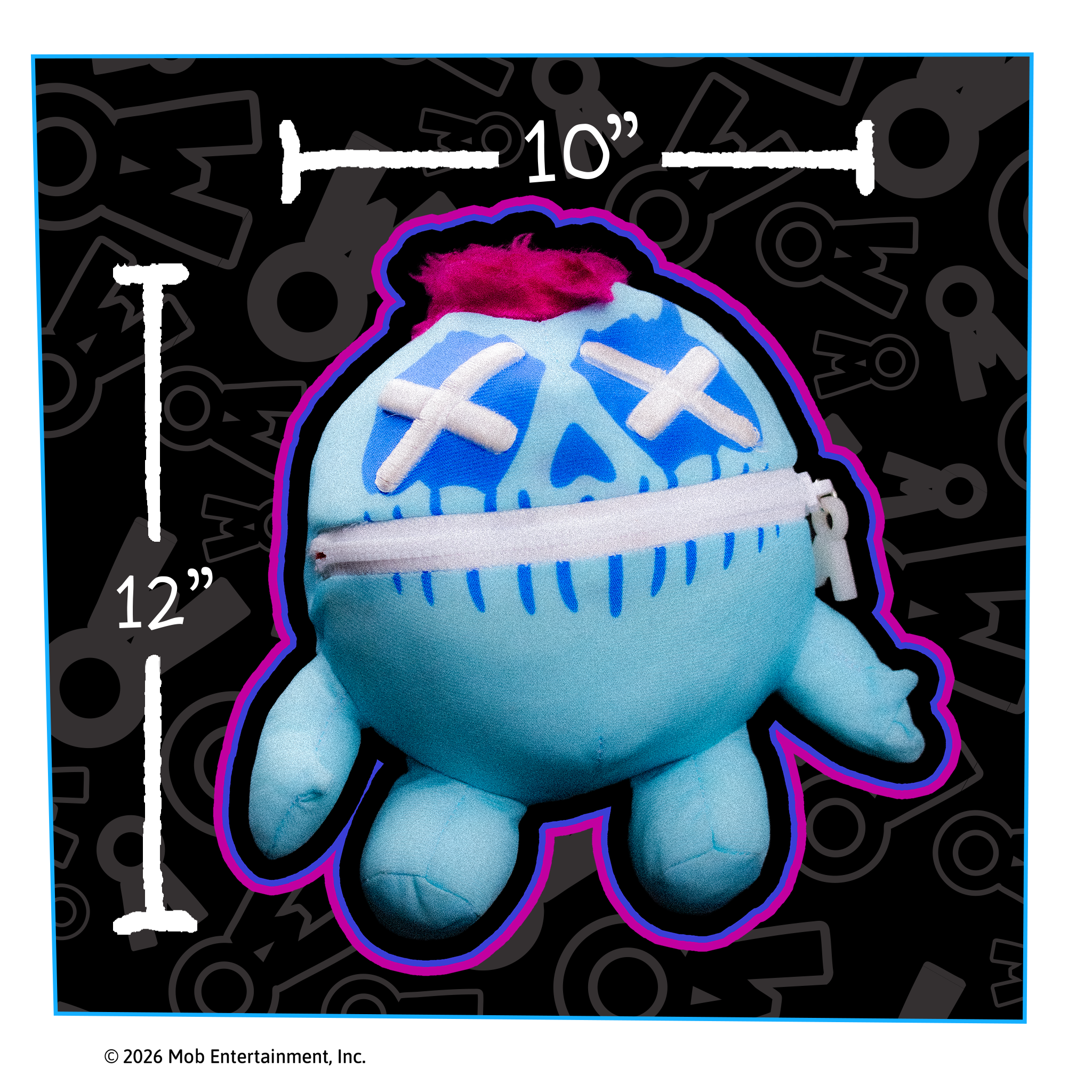 DOODLE BONES 2-in-1 Reversible 14” Plush (Pre-Order)