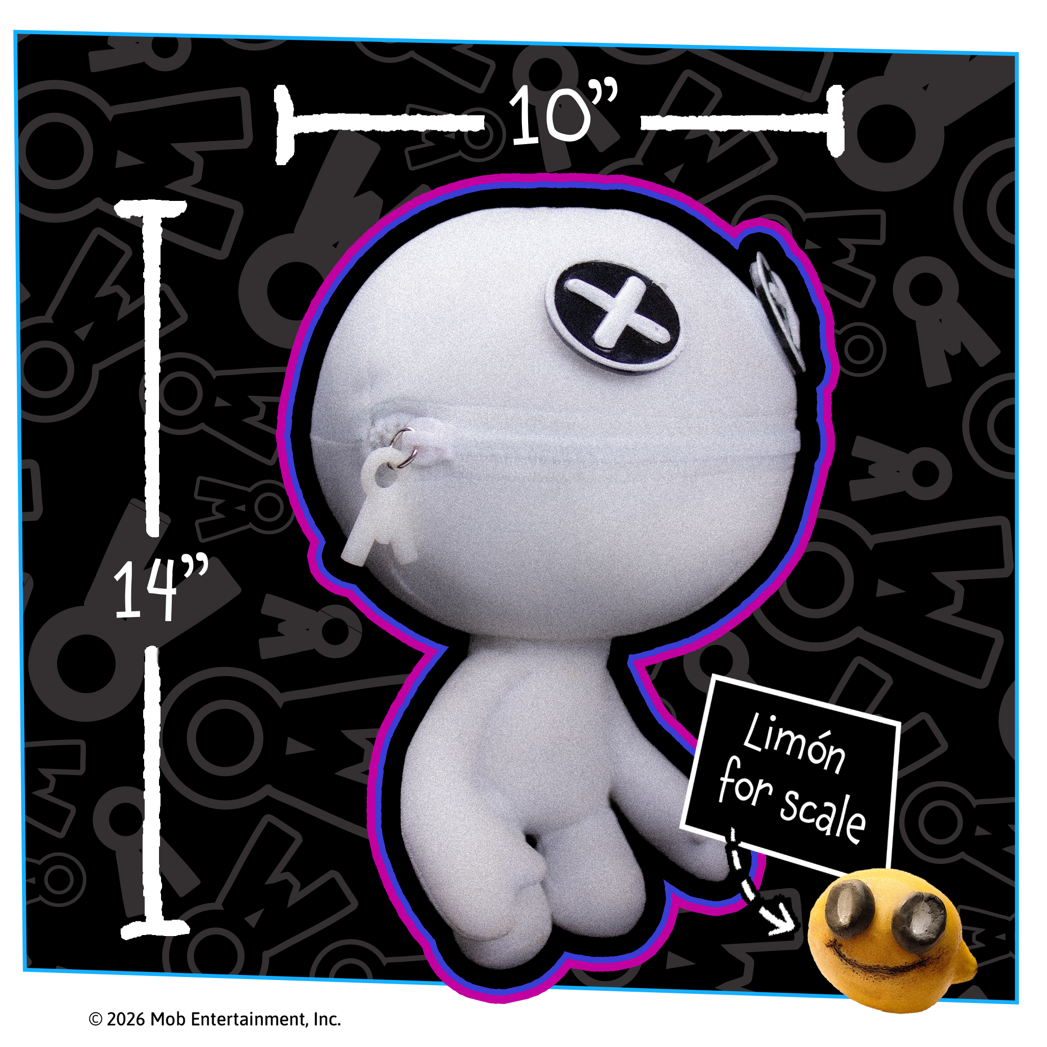 BLANKY BLANKZ 2-in-1 Reversible 14” Plush (Pre-Order)