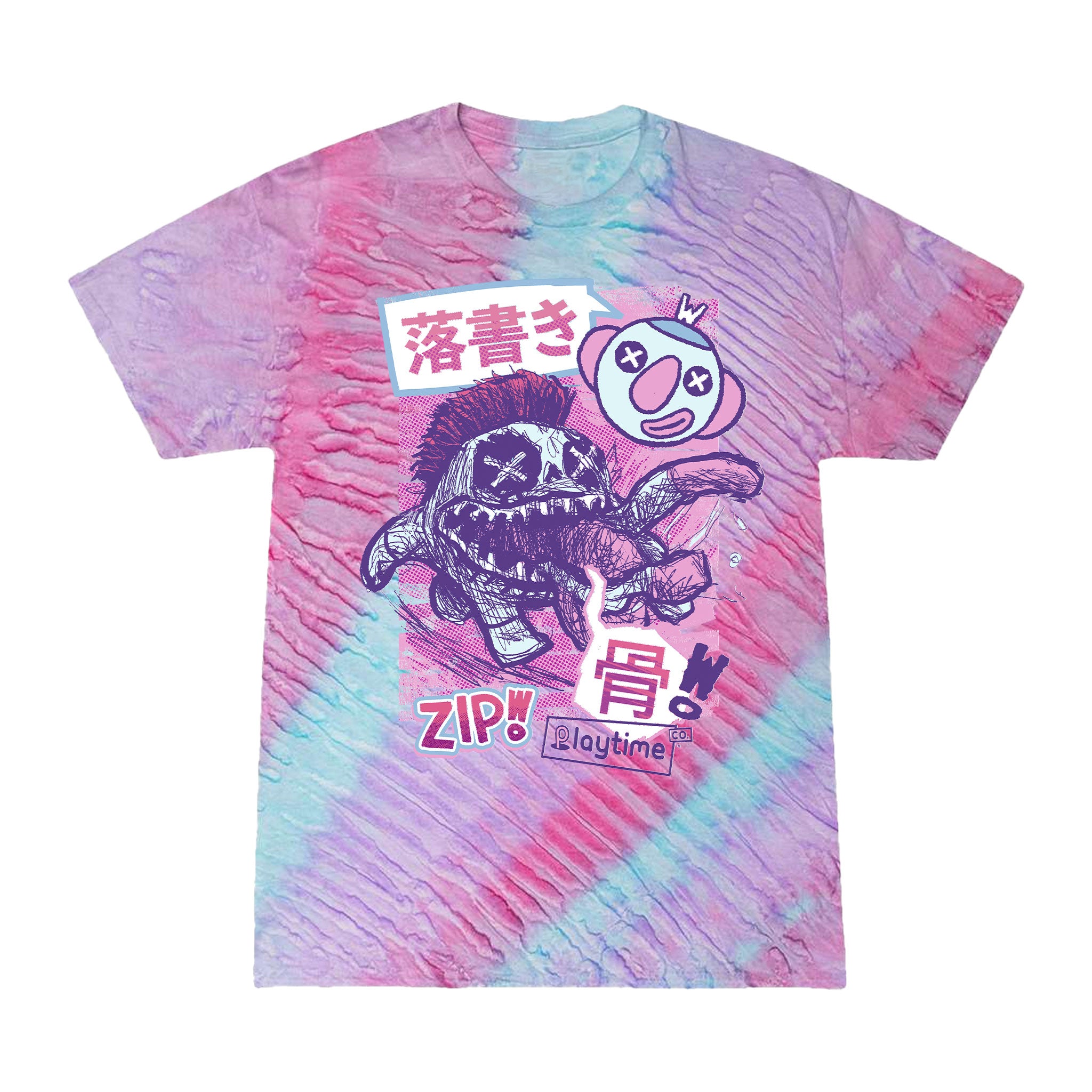 Doodle Bones Tie Dye SS Tee