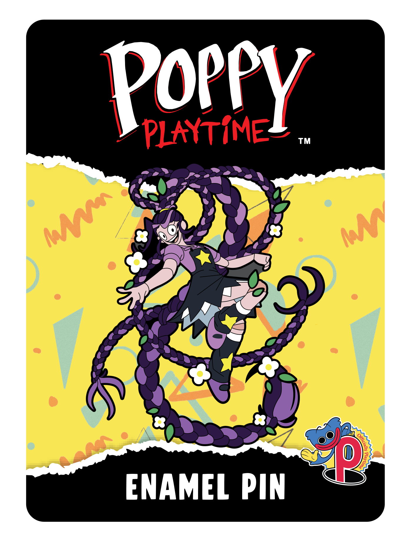 Poppy Playtime Lily Lovebraids Art Pin