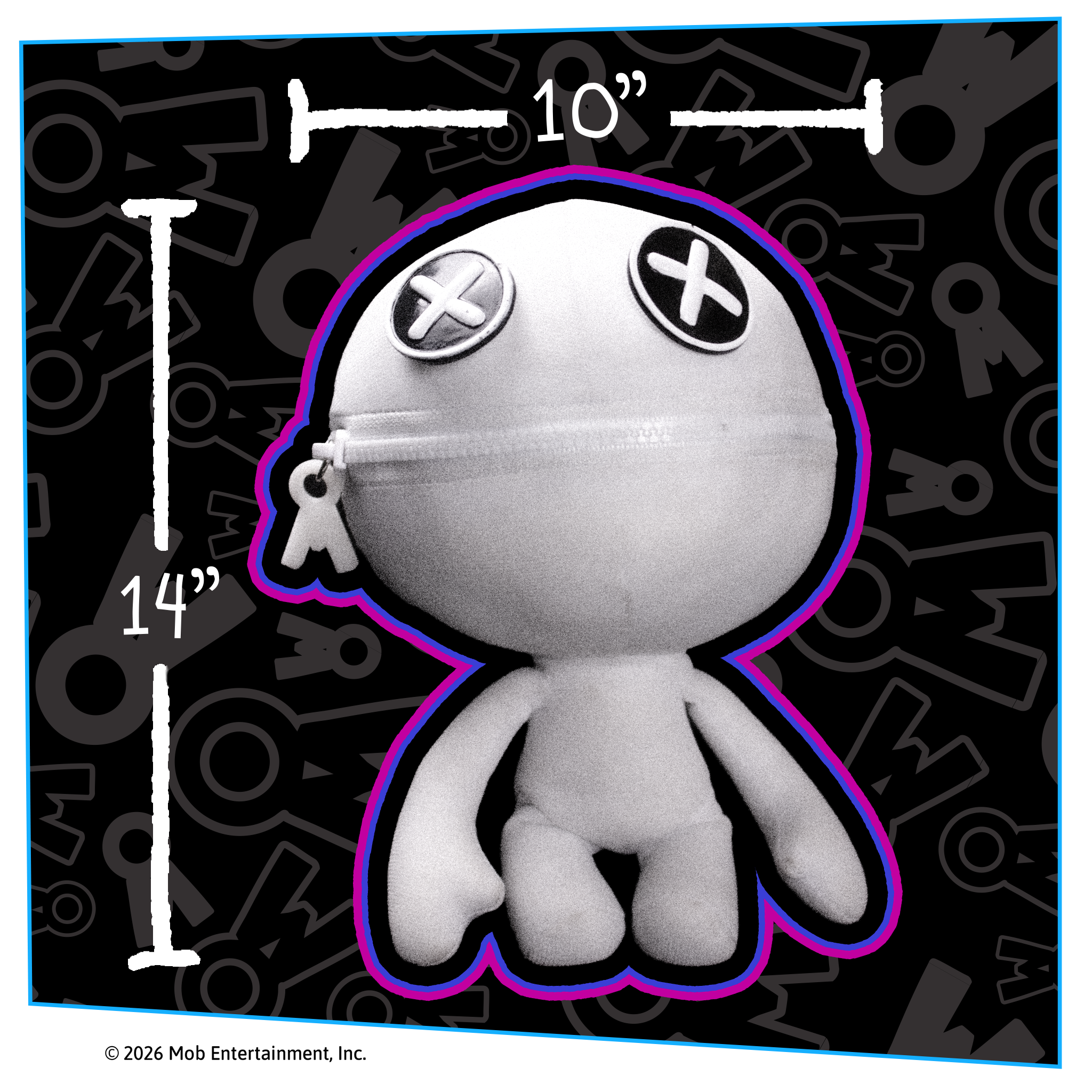 BLANKY BLANKZ 2-in-1 Reversible 14” Plush (Pre-Order)