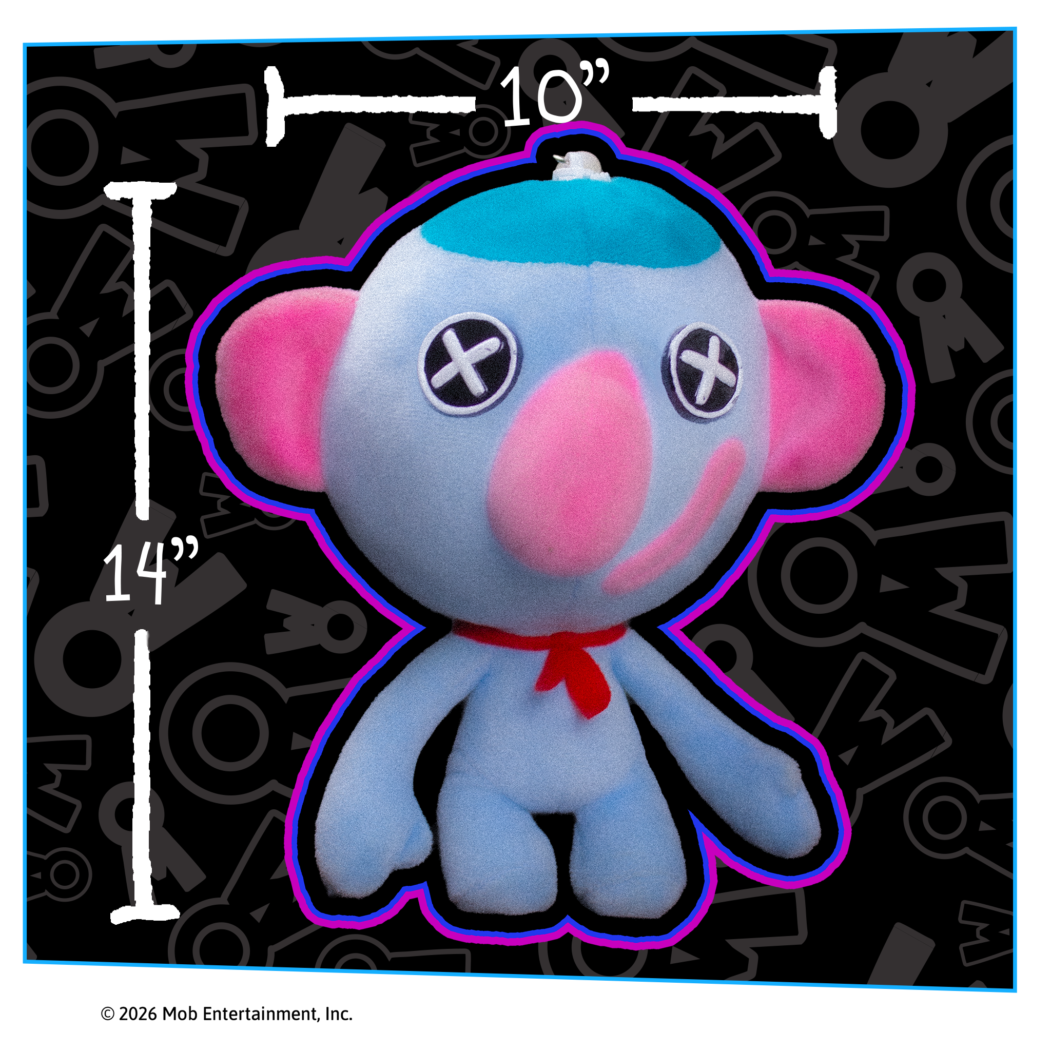 DOODLE BONES 2-in-1 Reversible 14” Plush (Pre-Order)