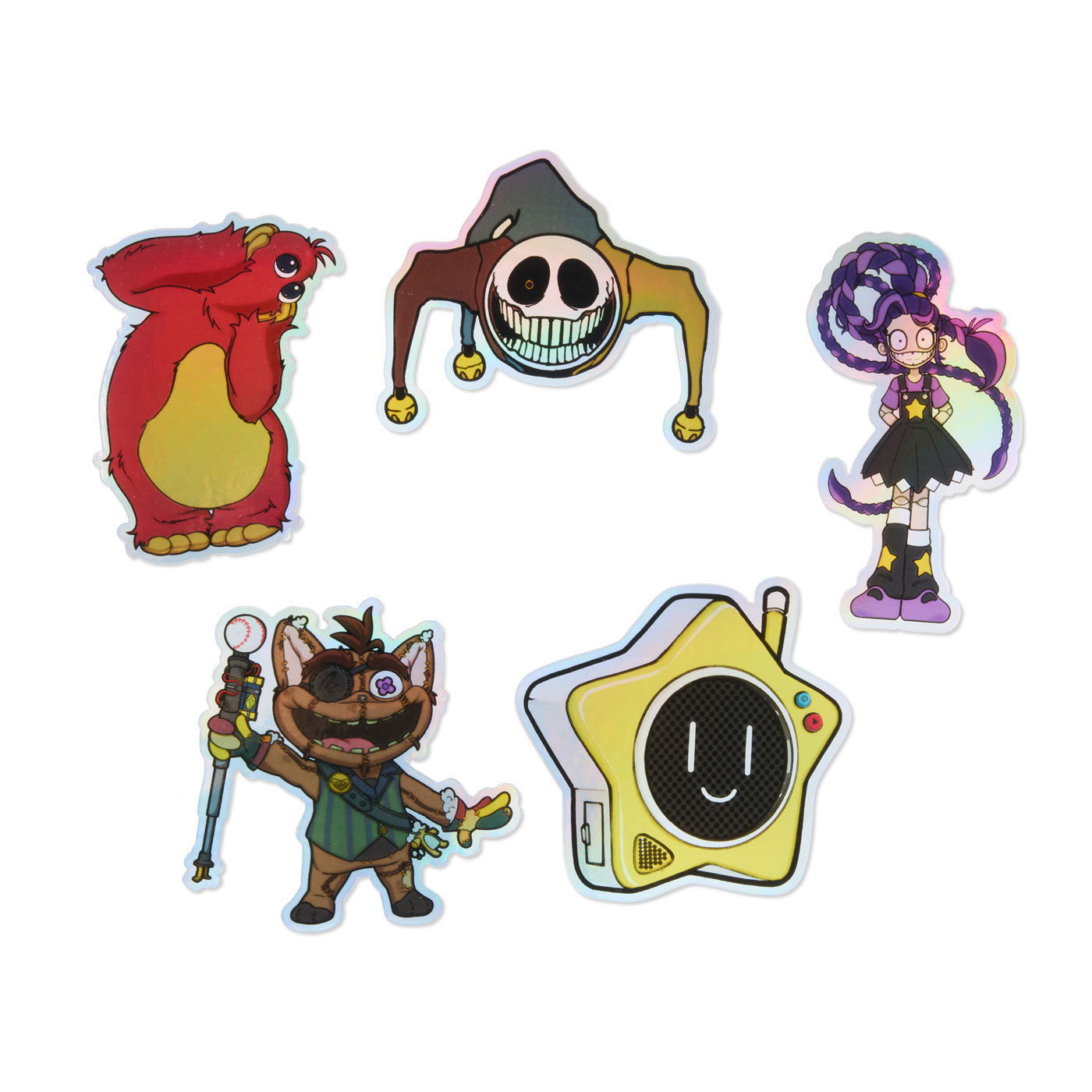 Poppy Playtime Chapter 5 Holographic Sticker Pack