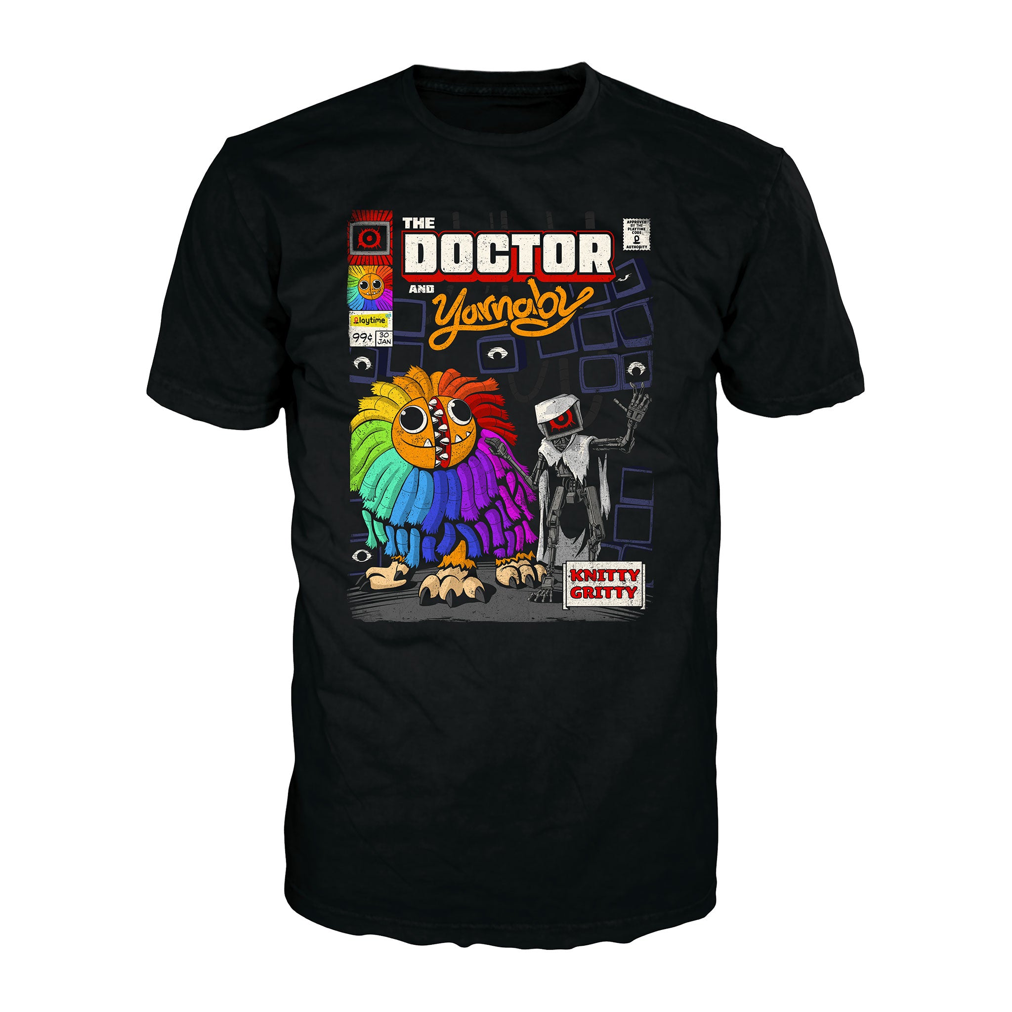 Doctor & Yarnaby Comic Book Tee