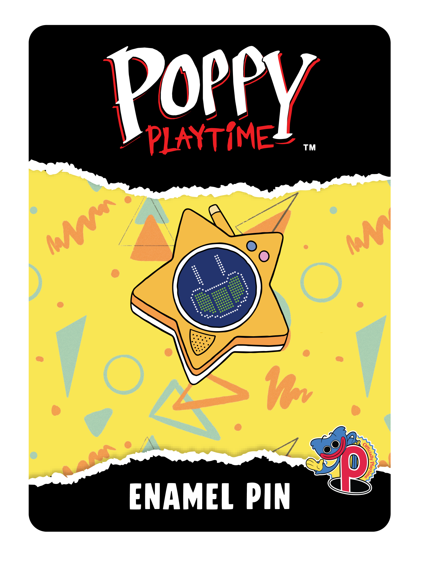 Poppy Playtime Glowby Art Pin
