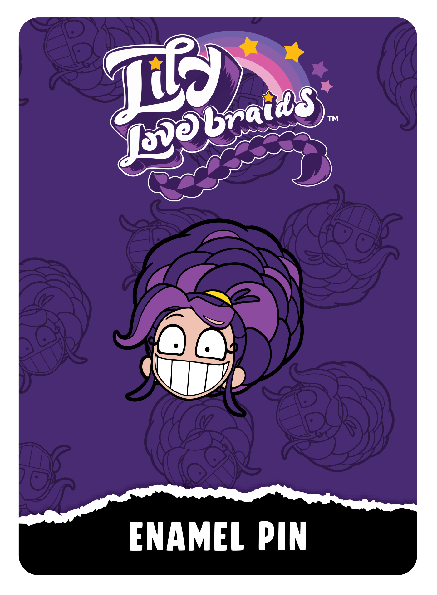 Poppy Playtime Lily Lovebraids Enamel Pin