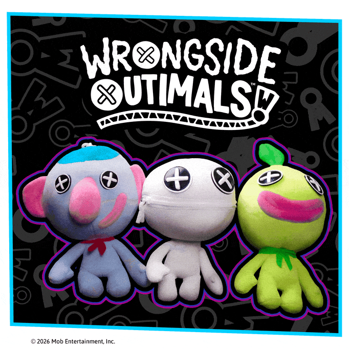 DOODLE BONES 2-in-1 Reversible 14” Plush (Pre-Order)